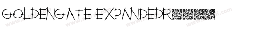 GoldenGate ExpandedR字体转换